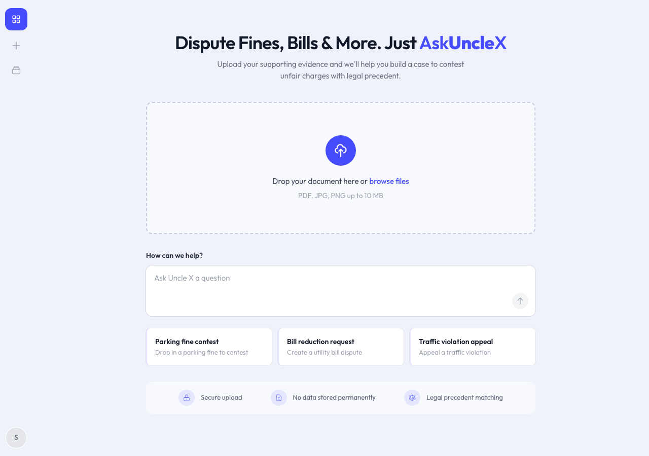 AskUncleX app interface